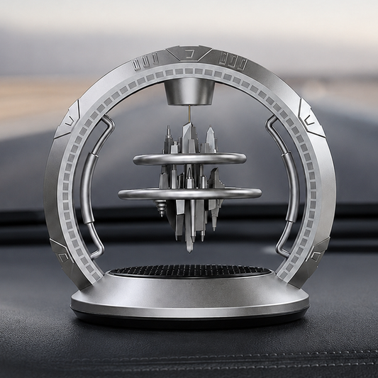 Solar-Powered Car Air Freshener Perfume Diffuser - City of the Sky