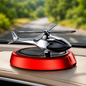 Solar-Powered Car Air Freshener Perfume Diffuser - Helicopter