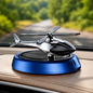 Solar-Powered Car Air Freshener Perfume Diffuser - Helicopter