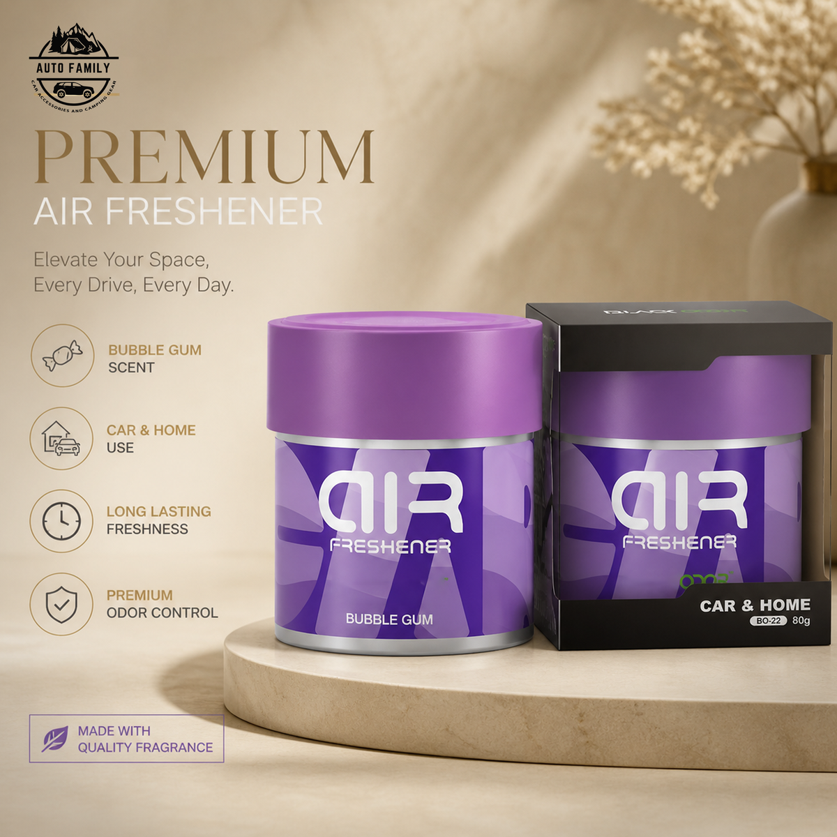 Car Air Freshener Gel 180g