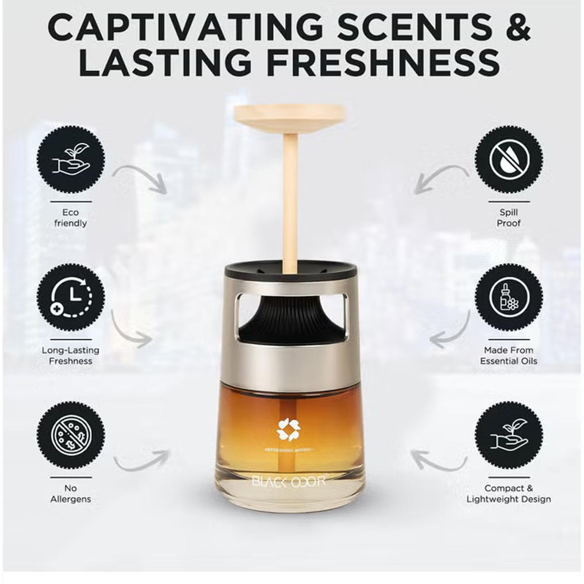 Car Aroma Air Freshener Diffuser