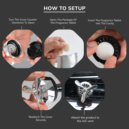 Luxury Car Air Vent Diffuser Clip Set of 2