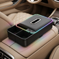 8-in-1 Car Armrest Storage Box with LED Light
