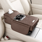 Car Armrest Heightening Pad with Cup Holder & Tissue Box