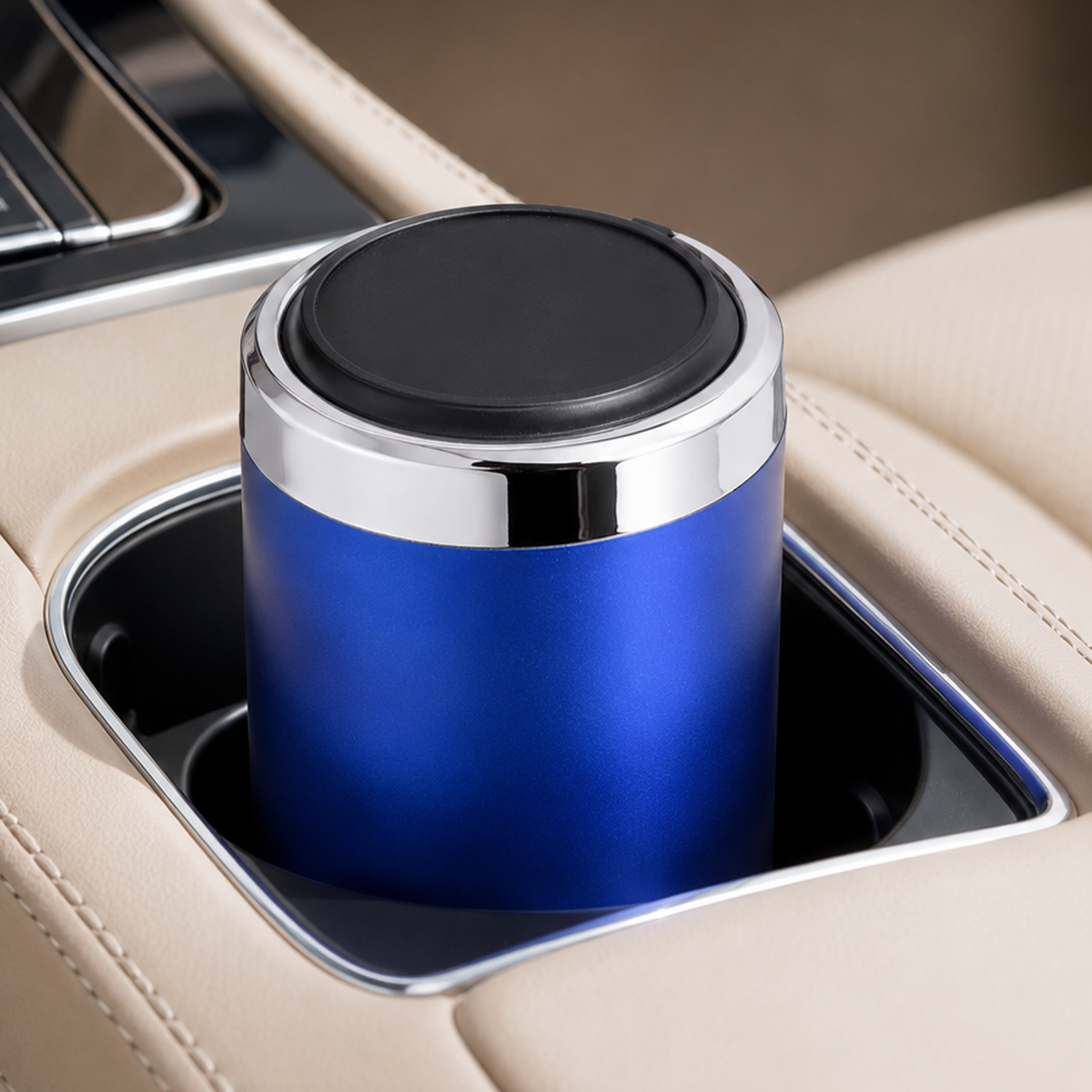 Smokeless Car Ashtray with LED Light