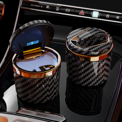 Smokeless Car Ashtray with LED Light