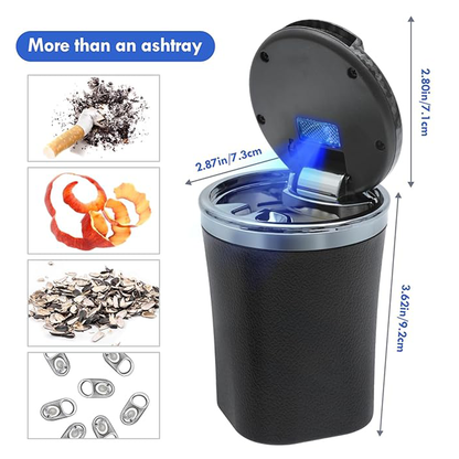Smokeless Car Ashtray with LED Light