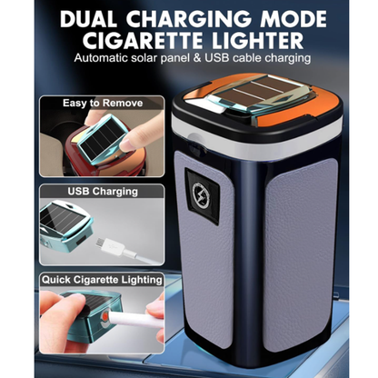 Rechargeable Car Ashtray with LED Light