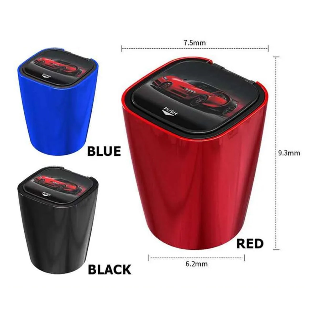 Smokeless Car Ashtray with LED Light