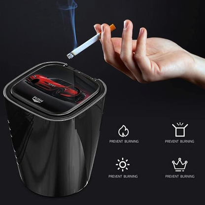 Smokeless Car Ashtray with LED Light