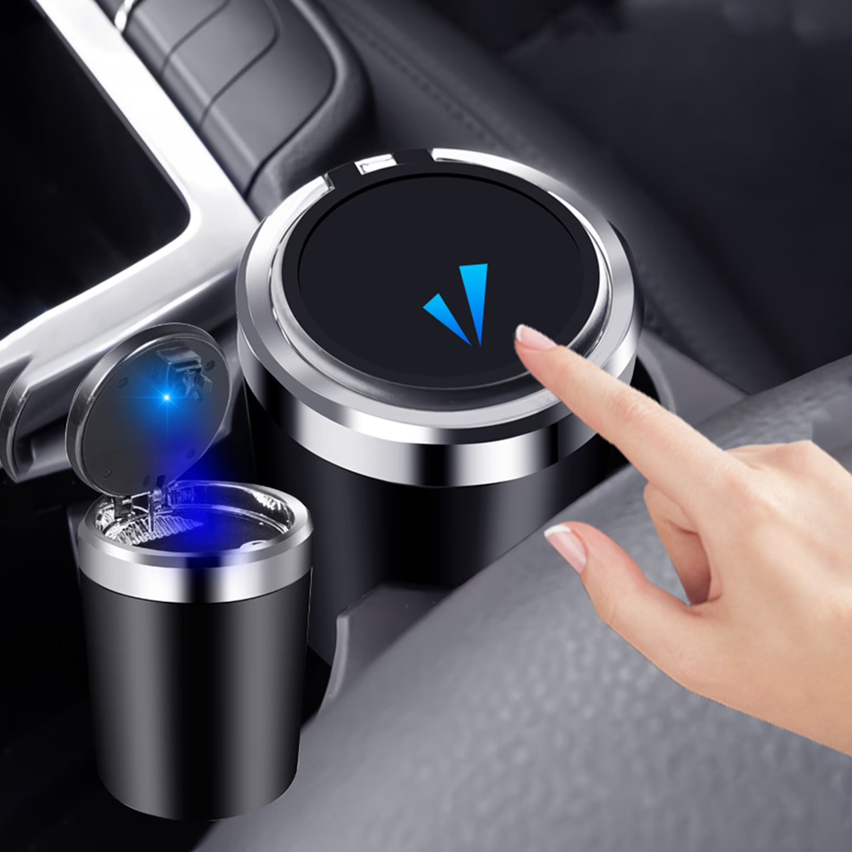 Smokeless Car Ashtray with LED Light
