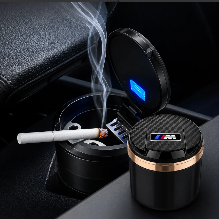 Smokeless Car Ashtray with LED Light