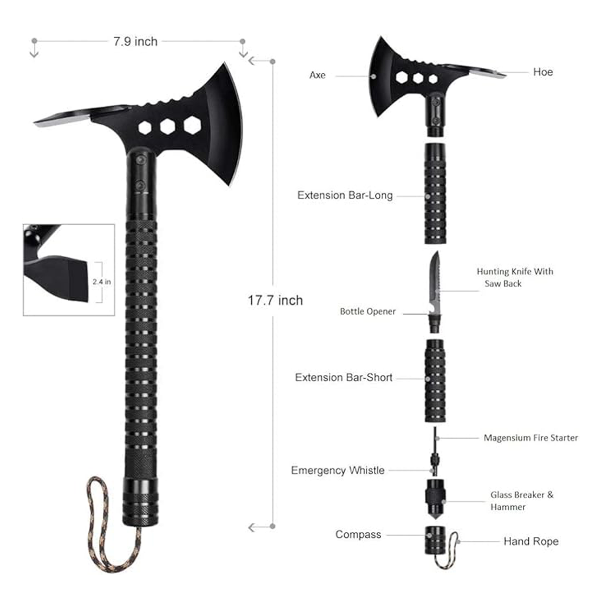 Compact Hand Axe – Camping Hatchet