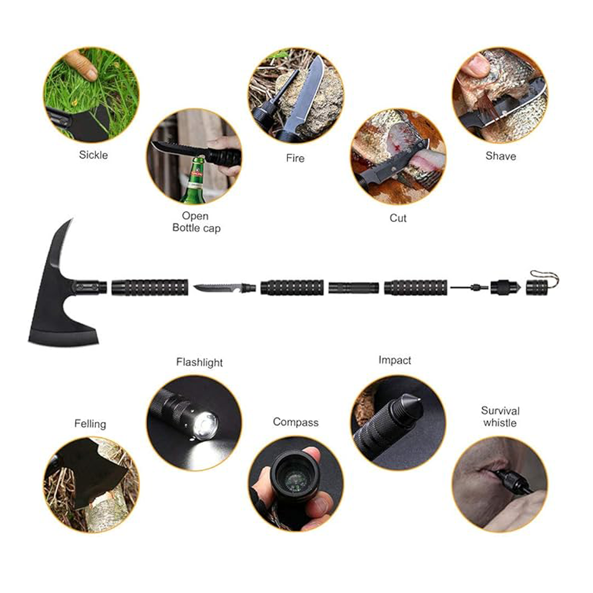 Compact Hand Axe – Camping Hatchet