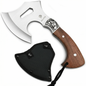 Compact Hand Axe with Wooden Handle