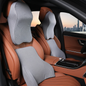 Headrest Pillow & Lumbar Cushion Combo