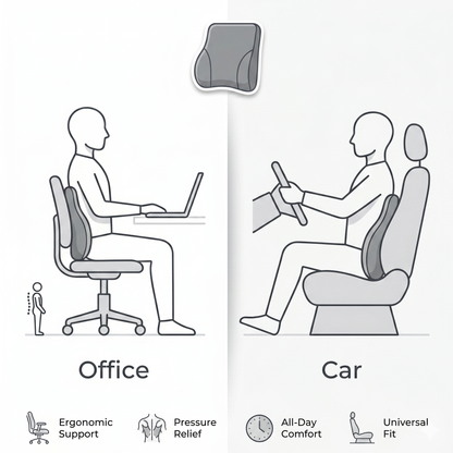 Car Lumbar Support Cushion for Seat