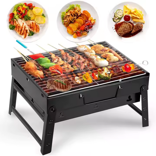 Foldable Charcoal Grill Outdoor Smoker