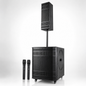 Portable Bluetooth Speaker with Wireless Microphone & Remote