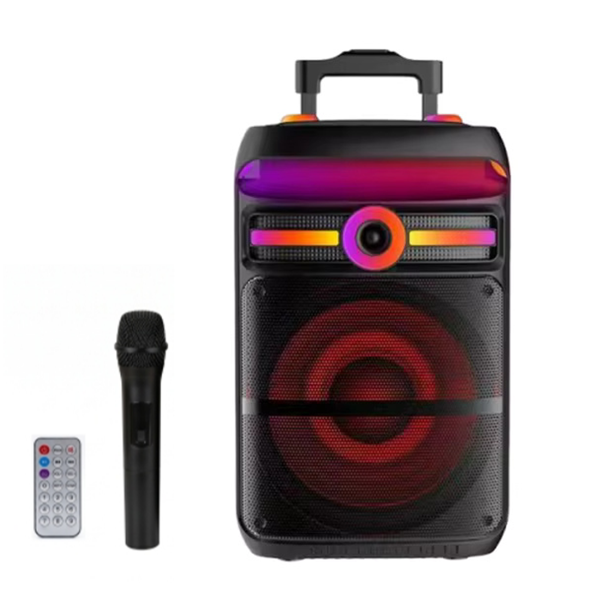 Portable Bluetooth Speaker with Wireless Microphone & Remote