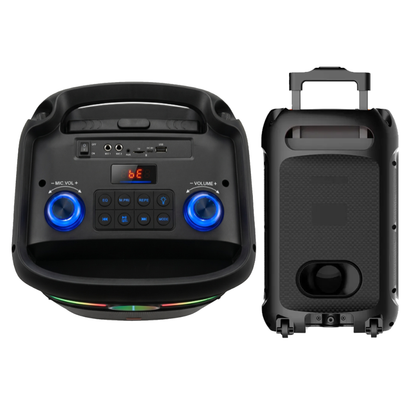Portable Bluetooth Speaker with Wireless Microphone & Remote