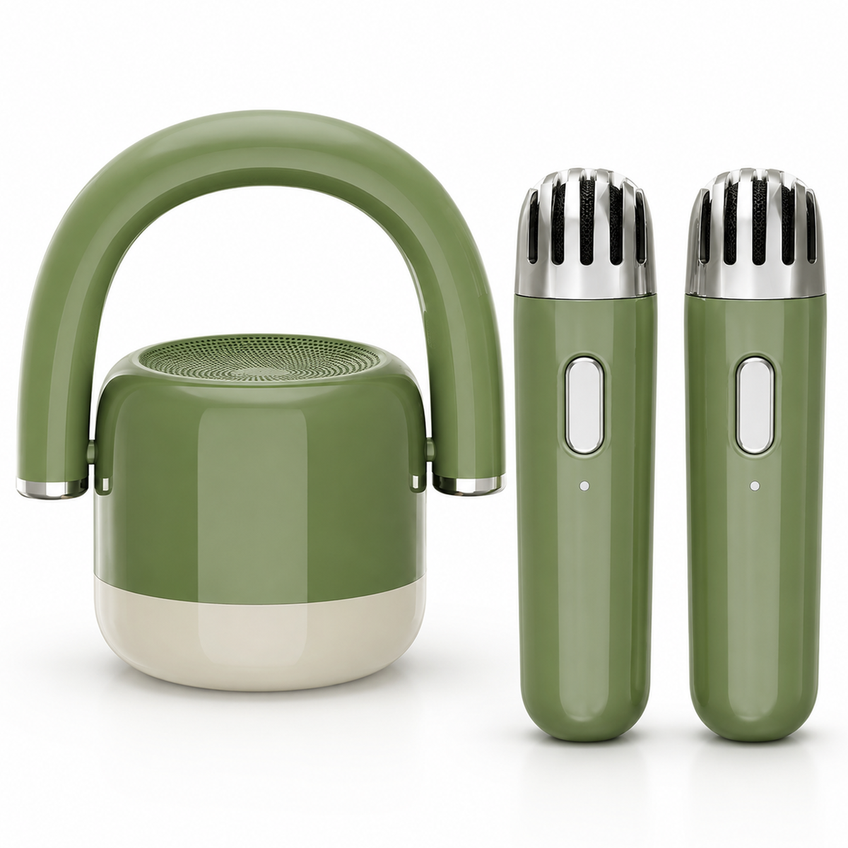 Portable Bluetooth Karaoke Speaker with 2 Microphones