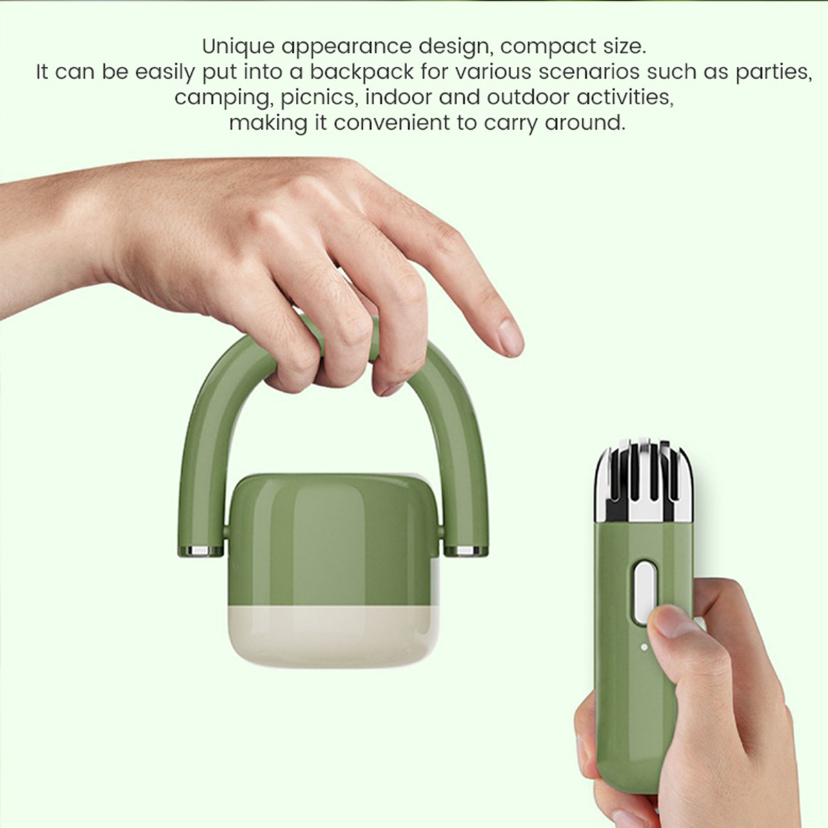 Portable Bluetooth Karaoke Speaker with 2 Microphones