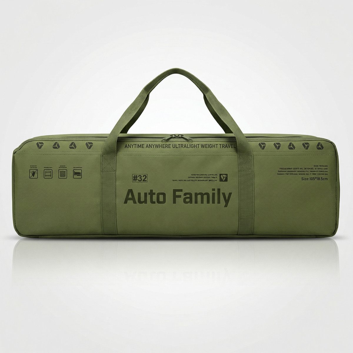 108 * 18.5 cm Camping Storage Bag, Travel Gear Organizer