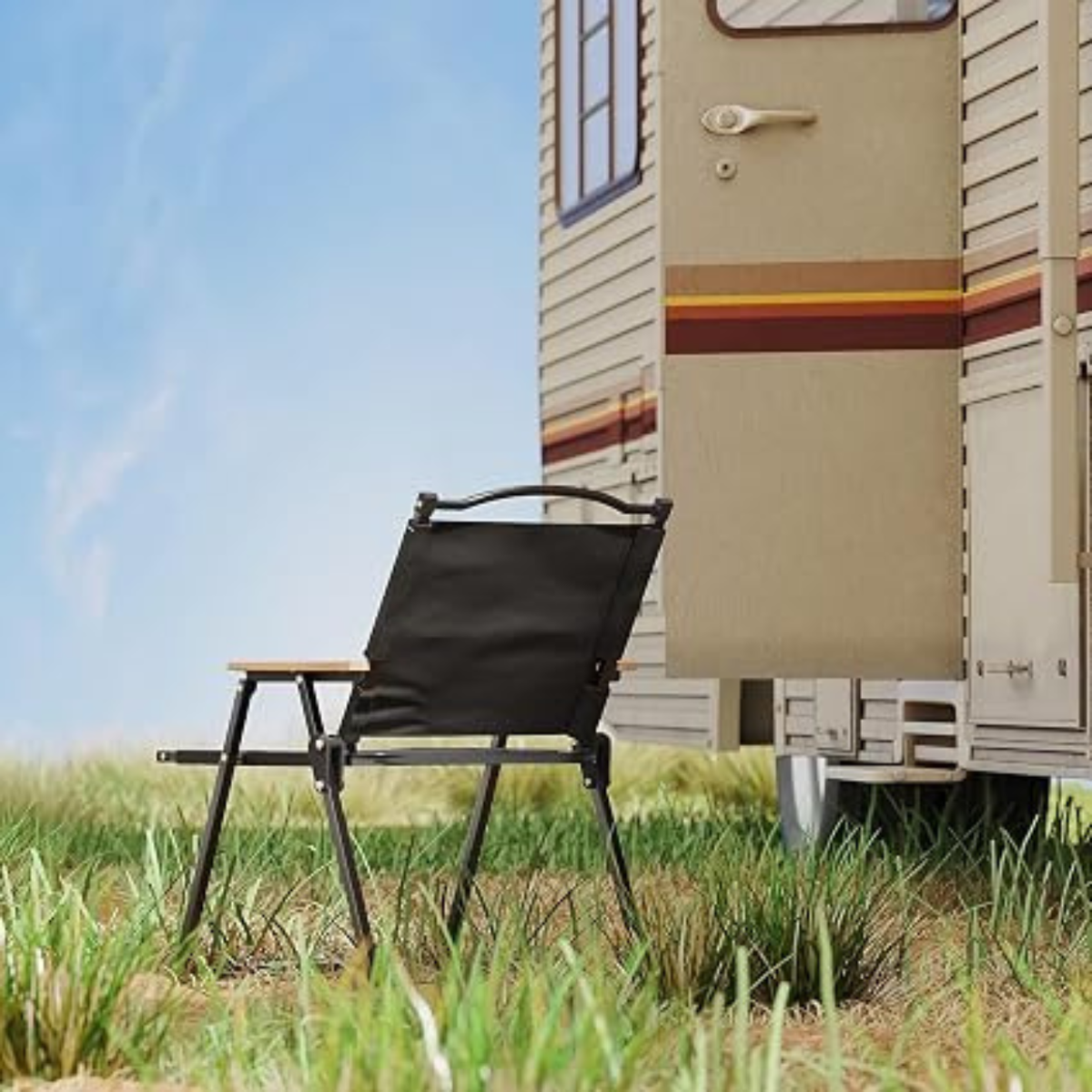 Folding Camping Chair with Cup Holder