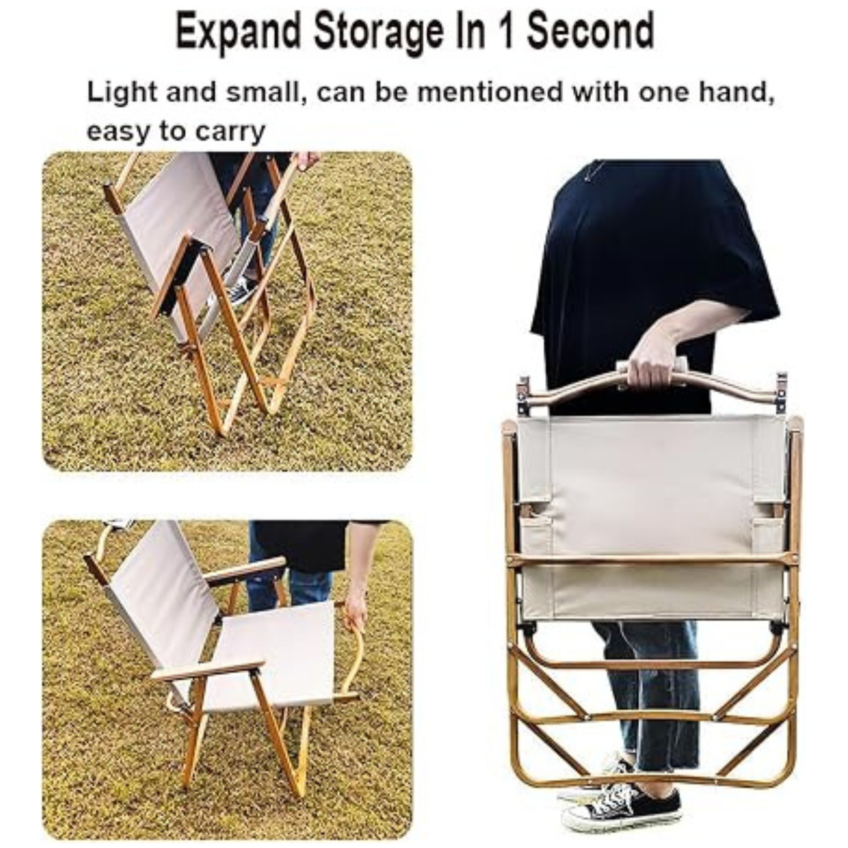Folding Camping Chair with Cup Holder