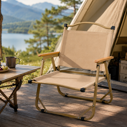 Wooden Portable Folding Camping Chair