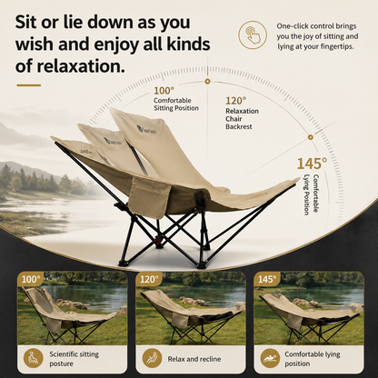 Portable Folding Camping Lounge Chair