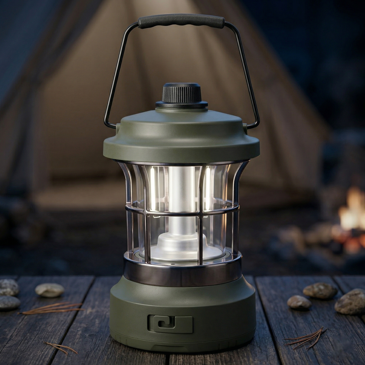 2 in 1 LED Camping Lantern Outdoor Light
