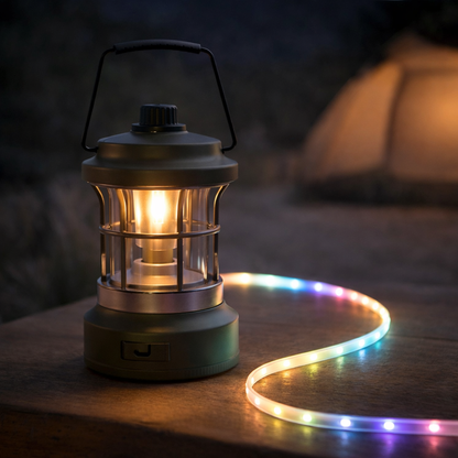2 in 1 LED Camping Lantern Outdoor Light