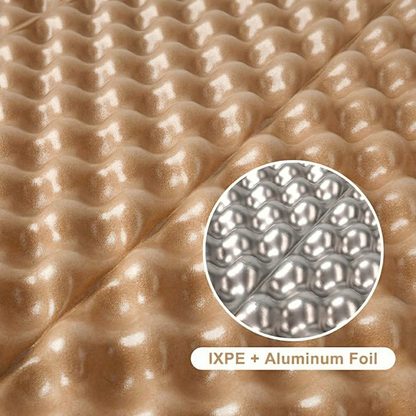 185*56cm Folding Aluminium Foam Sleeping Mat