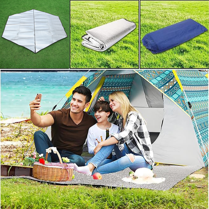 200*200cm Foldable Aluminium Insulation Camping Mat