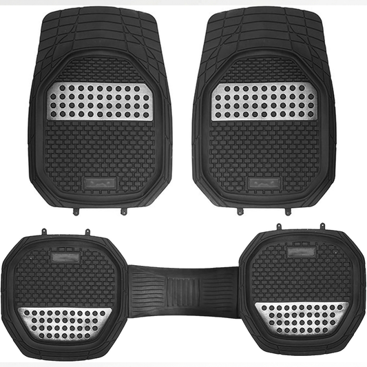 Premium Rubber Car Foot Mats, 71 * 50.5cm 5 Pcs Set