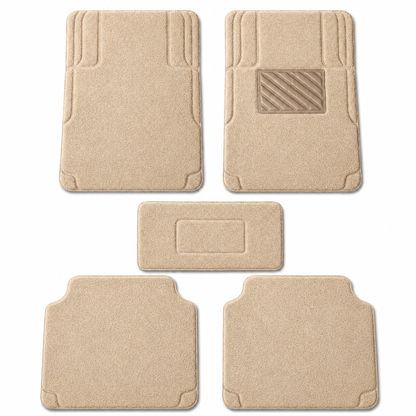 Car Premium Noodle Grass PVC Mats, 5 Pcs