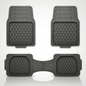 Premium Rubber Car Foot Mats, 73 * 50cm 3 Pcs Set
