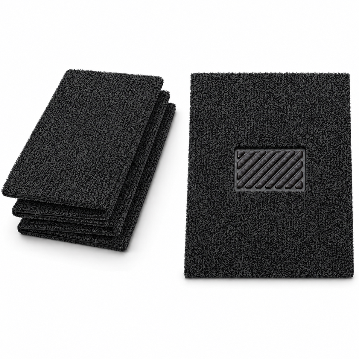 Premium Anti Slip Car Noodle Floor Mat, 5 Pcs