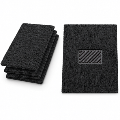 Premium Anti Slip Car Noodle Floor Mat, 5 Pcs