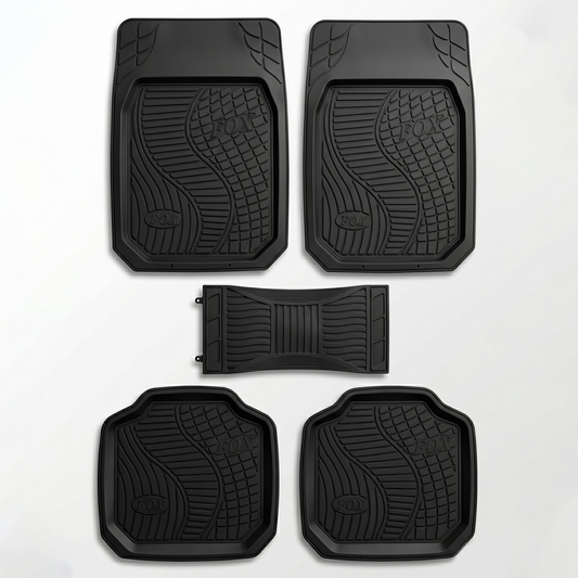 Rubber Car Foot Mats, 70 * 50cm 5 Pcs Set