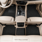 Car Noodle Grass PVC Mats, 5 Pcs