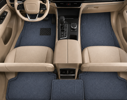 Car Premium Noodle Grass PVC Mats, 5 Pcs