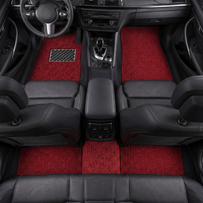 Premium Anti Slip Car Noodle Floor Mat, 5 Pcs