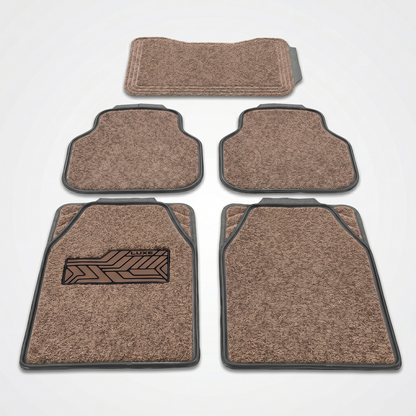 Car Premium Noodle Anti Slip Floor Mat, 5 Pcs