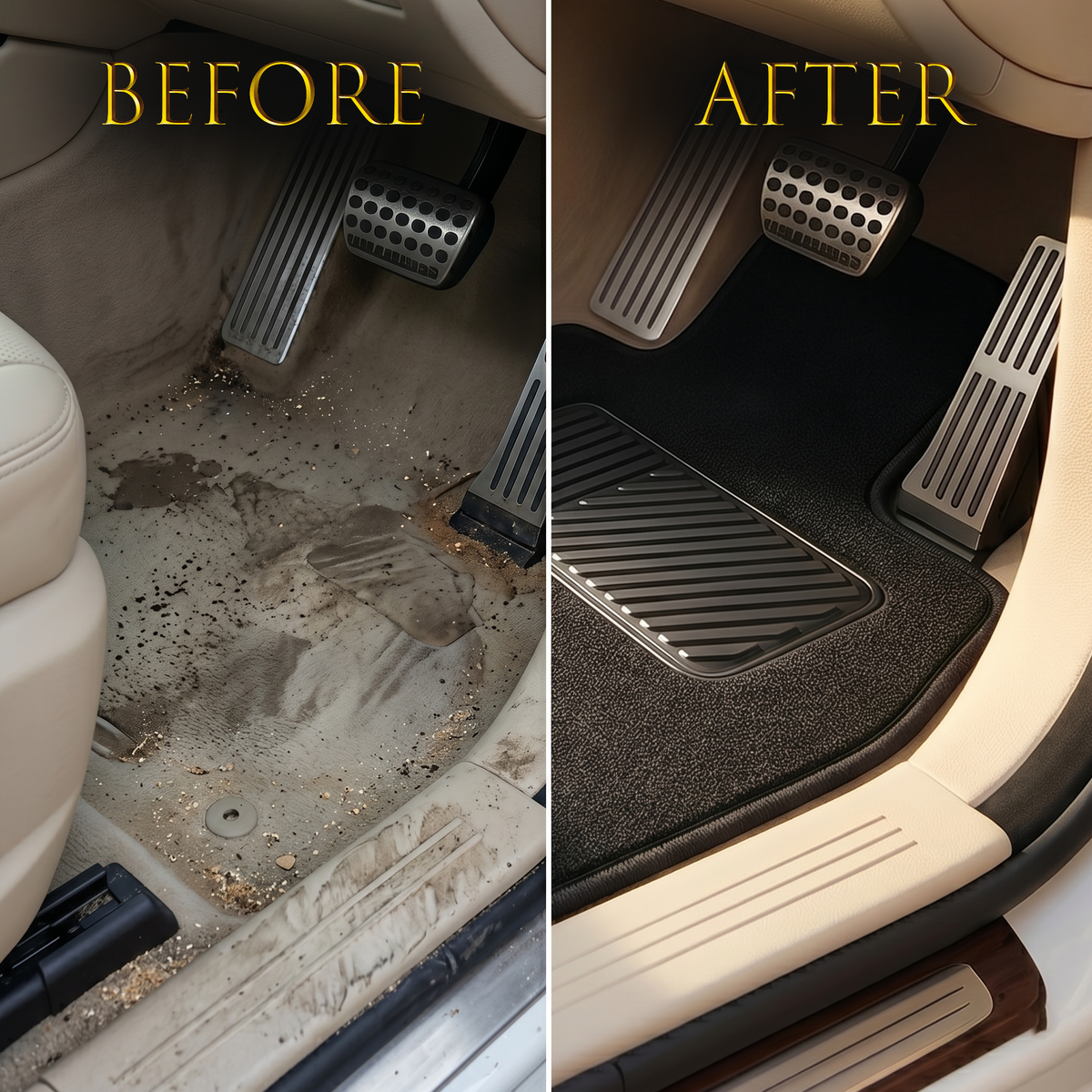 5 PCS Car Floor Carpet Mats Set