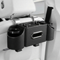 Car Back Seat Organizer with Cup Holders & Tissue Box