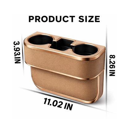 Car Seat Side Storage Organizer with Cup Holder