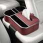 Car Armrest Storage Box with Cup Holder